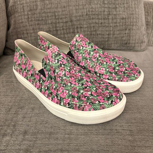 CROCS Shoes - Crocs Citilane Roka Slip-Ons Pink Green Floral Size 10